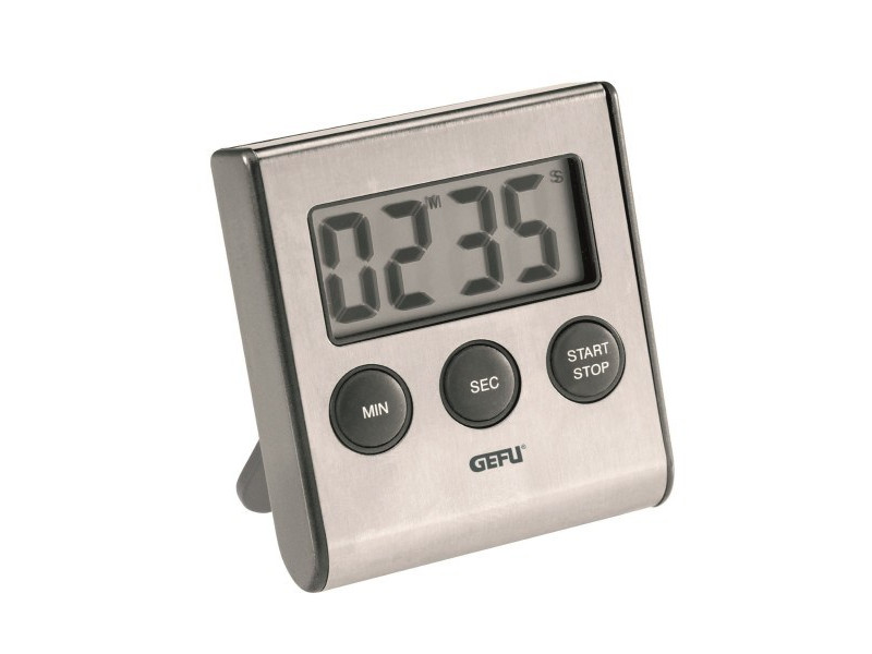GEFU CONTARE Digital kitchen timer Black, Stainless steel