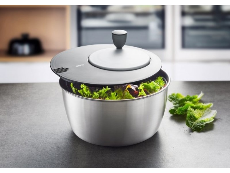 GEFU Rotare salad spinner Stainless steel Crank/handle G-28180 – GEFU Кухненски пособия