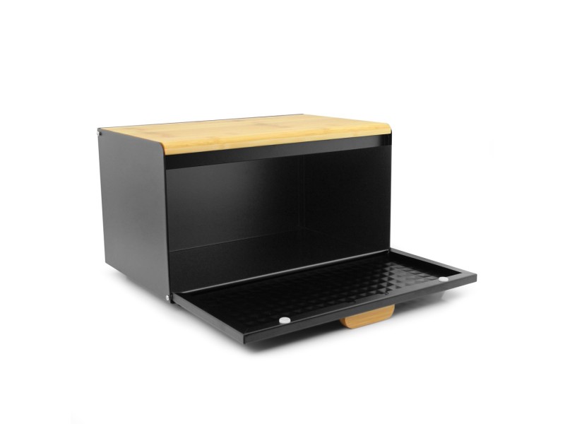 PAOLO rectangular bread bag, black PCH-2B – PROMIS Кухненски пособия