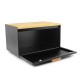 PAOLO rectangular bread bag, black PCH-2B – PROMIS Кухненски пособия
