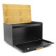 PAOLO rectangular bread bag, black PCH-2B – PROMIS Кухненски пособия
