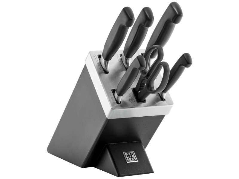 ZWILLING FOUR STAR 35145-007-0 kitchen knife/cutlery block set 7 pc(s) Black 35145-007-0 – ZWILLING Кухненски пособия