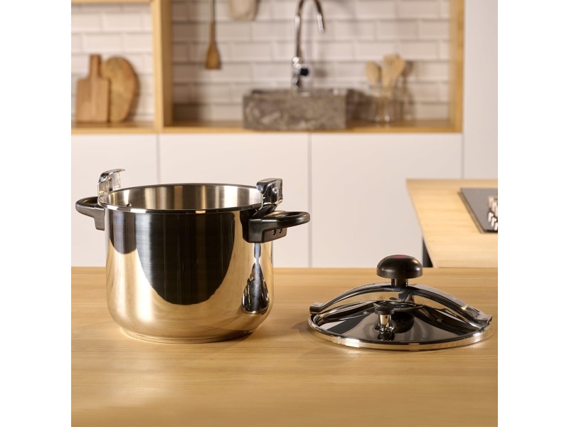 Pressure cooker 8l Taurus Classic Moments KPC5010 (stainless steel) 988052000 – taurus Съдове за готвене
