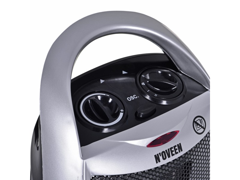 Noveen PTC09 Indoor Grey 1500 W Fan electric space heater PTC09 – NOVEEN Отопление на ток