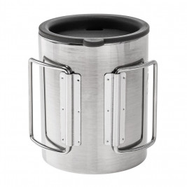Helikon Thermal mug with lid 250 ml Silver, Black