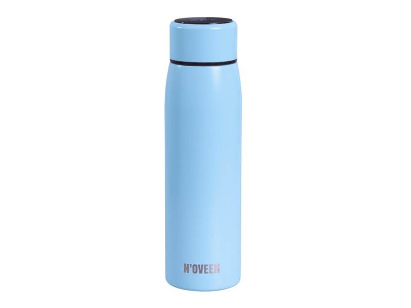 LED thermal bottle Noveen TB2217 Light Blue Mat 380 ml Blue TB2217 – NOVEEN Термоси
