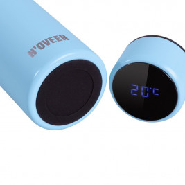 LED thermal bottle N'oveen TB2217 Light Blue Mat 380 ml Blue