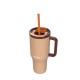 Thermal mug with telescopic straw Kambukka Rio Tumbler 950ml Almond Dream 11-08001 – Kambukka Термоси