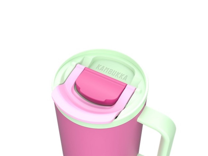 Thermal mug with telescopic straw Kambukka Rio Tumbler 950ml Bubblegum Mint 11-08004 – Kambukka Термоси