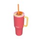 Thermal mug with telescopic straw Kambukka Rio Tumbler 950ml Pink Papaya 11-08002 – Kambukka Термоси