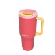 Thermal mug with telescopic straw Kambukka Rio Tumbler 950ml Pink Papaya 11-08002 – Kambukka Термоси