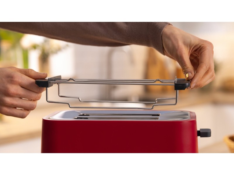 Bosch TAT3M124 toaster 2 slice(s) 950 W Red TAT 3M124 – BOSCH Тостери