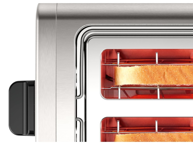 Bosch TAT3P420 toaster 2 slice(s) 970 W Black, Stainless steel TAT3P420 – BOSCH Тостери