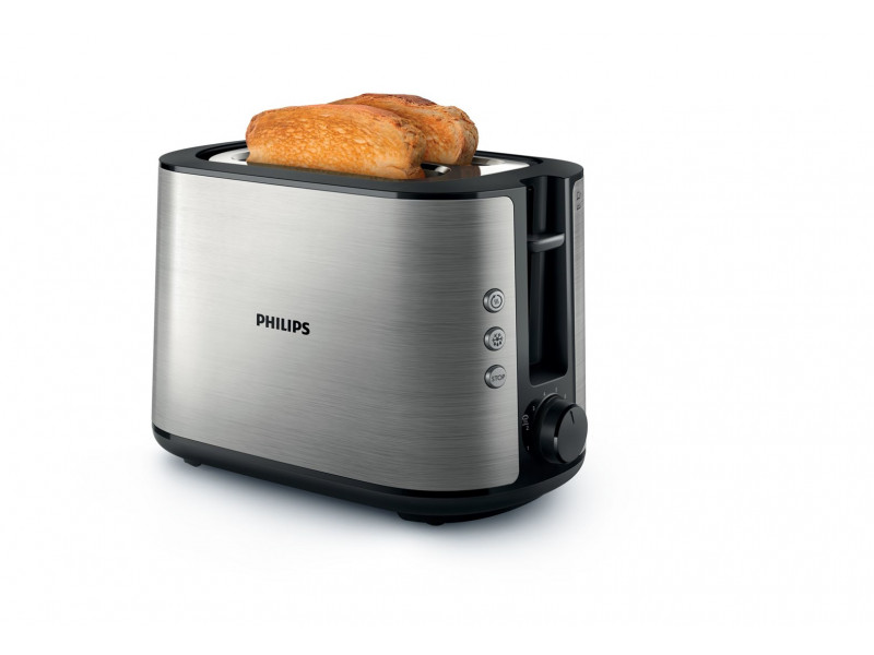 Philips Viva Collection HD2650/90 toaster 2 slice(s) 950 W Black, Stainless steel