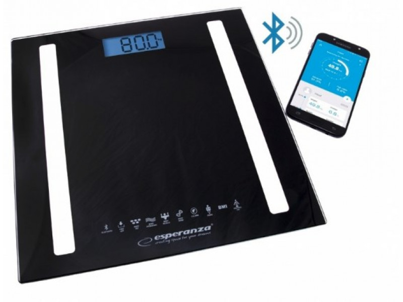 Esperanza EBS016K personal scale Electronic personal scale Square Black Esperanza EBS016K personal scale Electronic personal scale Square Black