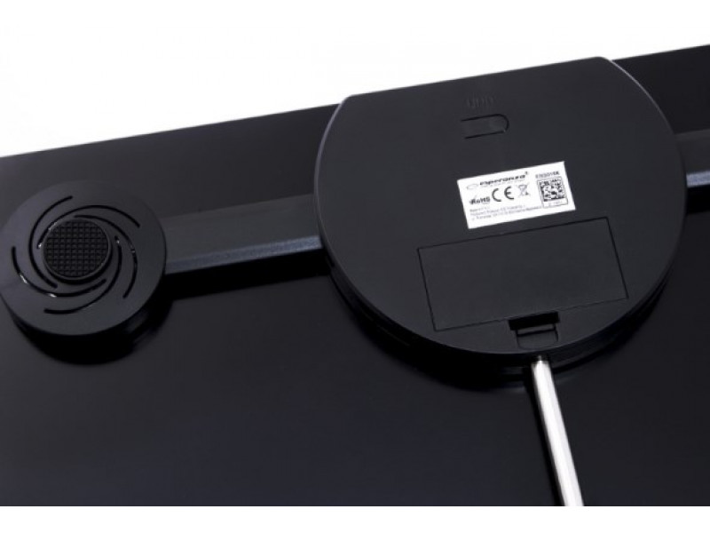 Esperanza EBS016K personal scale Electronic personal scale Square Black Esperanza EBS016K personal scale Electronic personal scale Square Black