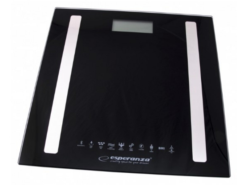 Esperanza EBS016K personal scale Electronic personal scale Square Black Esperanza EBS016K personal scale Electronic personal scale Square Black