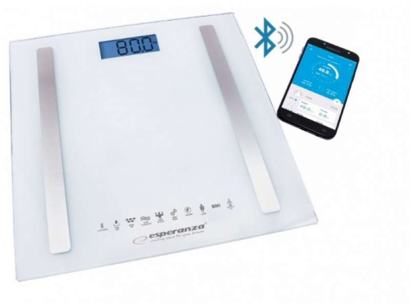 Esperanza EBS016W personal scale Square White Electronic personal scale Esperanza EBS016W personal scale Square White Electronic personal scale