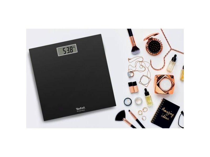Tefal PP1400 Square Black Electronic personal scale PP1400V0 – Tefal Цифрови кантари