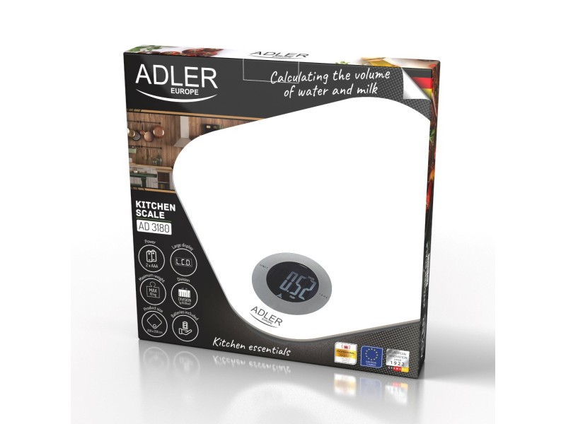ADLER AD 3180 kitchen scale ADLER AD 3180 kitchen scale AD 3180 – Adler Кухненски везни