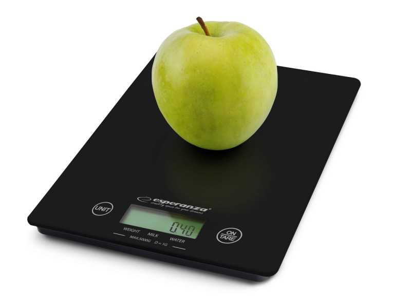 Esperanza EKS002K Electronic kitchen scale Black Tabletop Rectangle EKS002K – Esperanza Кухненски везни