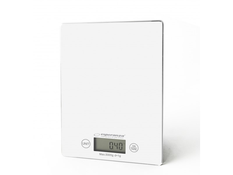 Esperanza EKS002W kitchen scale White Countertop Rectangle Electronic kitchen scale EKS002W – Esperanza Кухненски везни