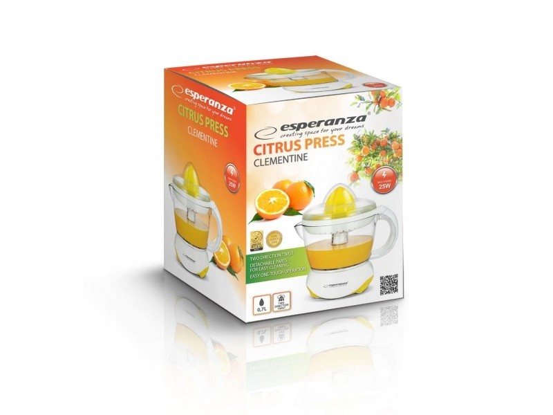 Esperanza EKJ001Y electric citrus press EKJ001Y – Esperanza Сокоизтисквачки