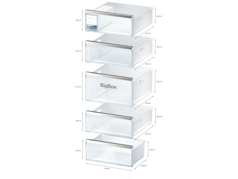 Bosch Serie 6 GSN54AWDV freezer Upright freezer Freestanding 328 L D White GSN54AWDV – BOSCH Фризери за вграждане