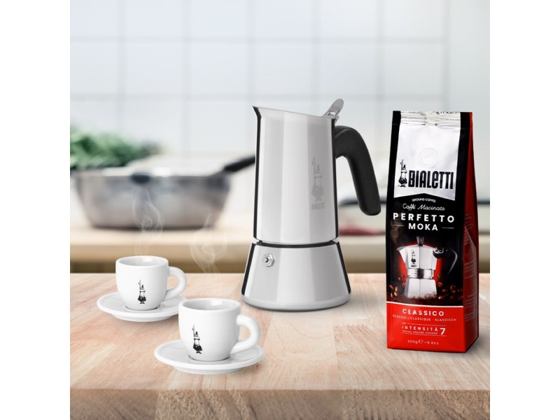 Bialetti Venus box Moka pot 0.2 L Silver AGDBLTZAP0013 – BIALETTI Еспресо машини