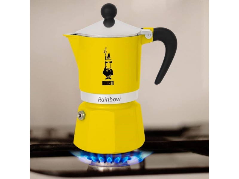 Coffee maker BIALETTI RAINBOW 6TZ 300 ml Yellow 502020171 – BIALETTI Еспресо машини