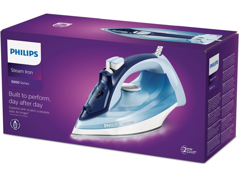 Philips 5000 series DST5030/20 Steam iron 2400 W DST5030/20 – Philips За гладене
