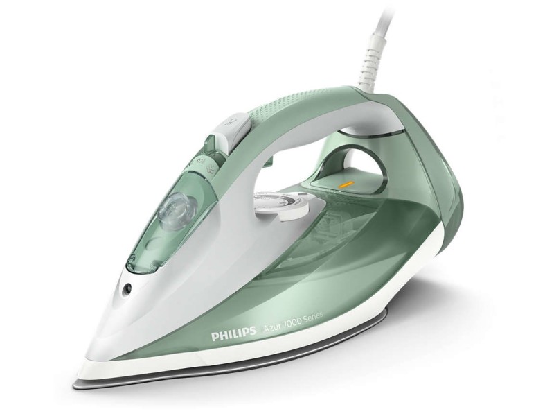 Philips 7000 series DST7012/70 iron Steam iron SteamGlide Plus soleplate 2600 W Green, Grey DST7012/70 – Philips За гладене
