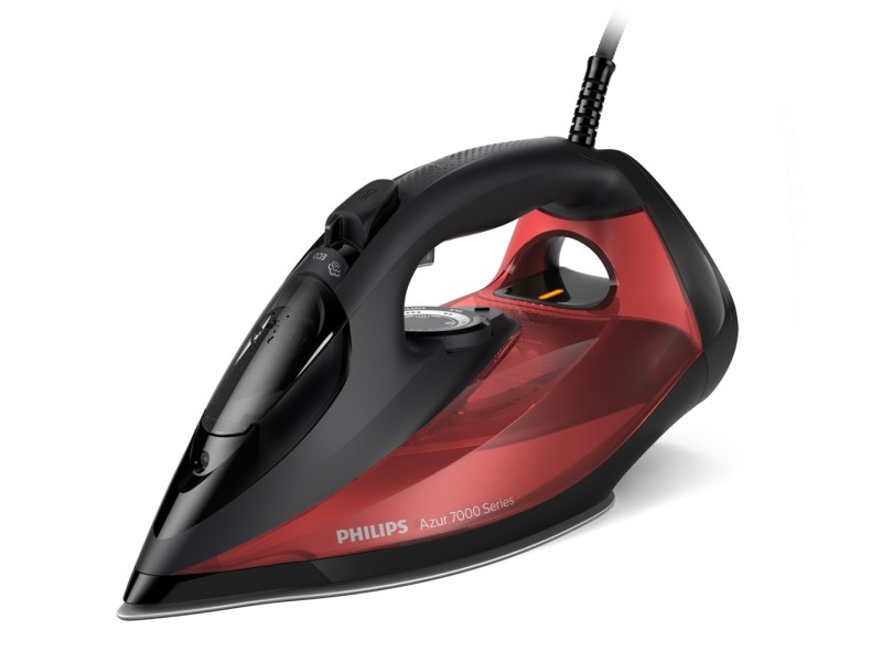 Philips 7000 series DST7022/40 iron Steam iron SteamGlide Plus soleplate 2800 W Black, Red DST7022/40 – Philips За гладене