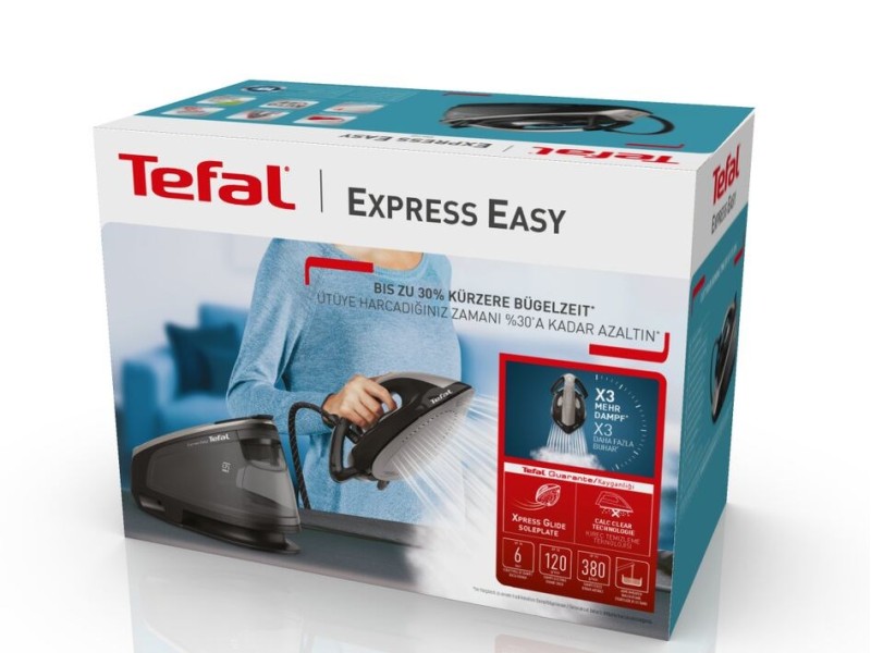 Tefal Express Easy SV6140 2200 W 1.7 L Black, Grey SV6140E0 – Tefal За гладене