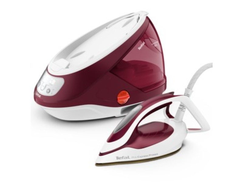 Tefal GV9220 steam ironing station 2600 W Durilium AirGlide Autoclean soleplate Burgundy, White GV9220 – Tefal За гладене