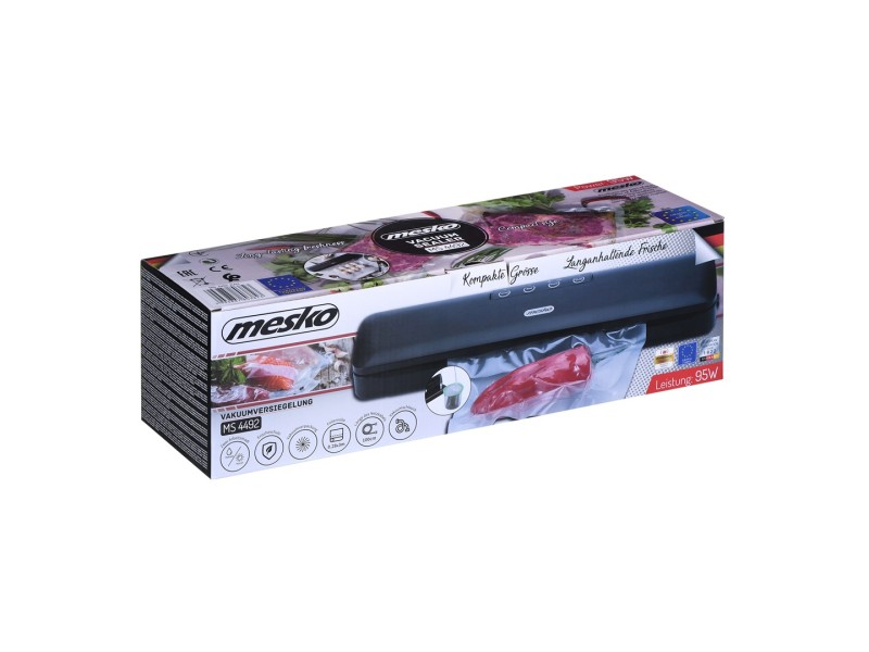 Mesko Home MS 4492 vacuum sealer 0.6 mbar Black MS 4492 – Adler Уреди за вакумиране