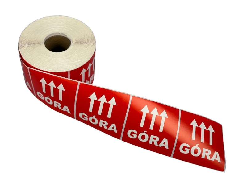 BSTech Self-adhesive label ‘TOP’ 80x80 mm 1000 pcs. Etykieta GÓRA 80x80 1000 szt –  Консумативи & аксесоари