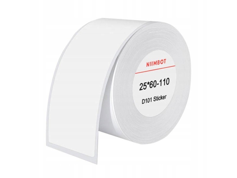 Niimbot thermal labels T25*60-110 White A2A78338701 – NiiMbot Консумативи & аксесоари