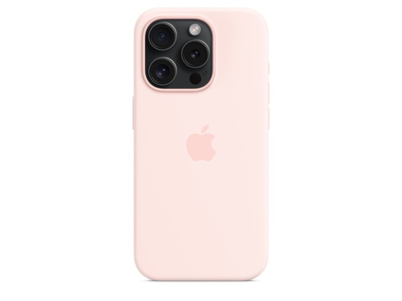 Apple iPhone 15 Pro Silicone Case with MagSafe - Light Pink MT1F3ZM/A – Apple Калъфи за телефони
