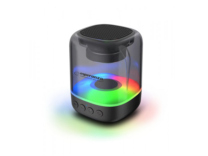 Esperanza EP154 BT FM LED RGB Speaker Black 3W Esperanza EP154 BT FM LED RGB Speaker Black 3W