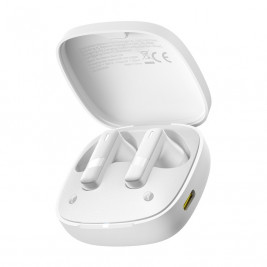 Baseus Bowie E20 Headset Wireless In-ear Calls/Music Bluetooth White
