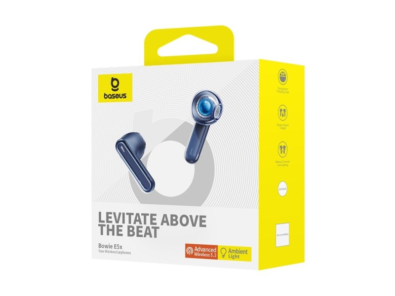 Baseus Bowie E5X True Wireless Stereo (TWS) Headset In-Ear Blue A00060101323-00 – Baseus Аудио и bluetooth слушалки