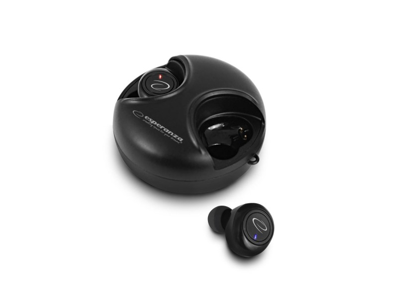 Esperanza EH228K Bluetooth In-Ear Headphone TWS Black EH228K – Esperanza Аудио и bluetooth слушалки