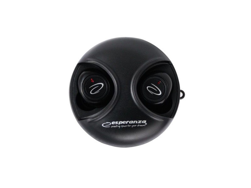 Esperanza EH228K Bluetooth In-Ear Headphone TWS Black EH228K – Esperanza Аудио и bluetooth слушалки
