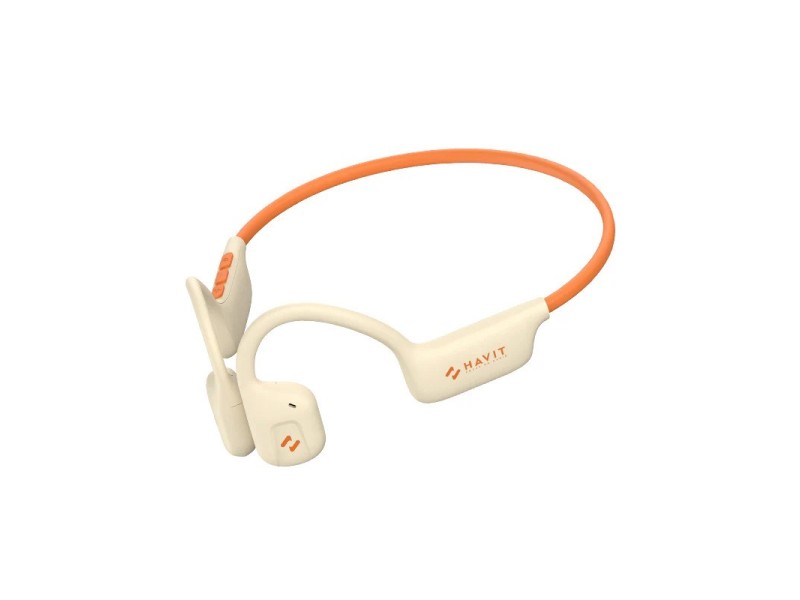 Havit E510BT Freego1 Air – Open Ear Air Conduction Headphones, beige E510BT(Freego1 Air) – HAVIT Аудио и bluetooth слушалки