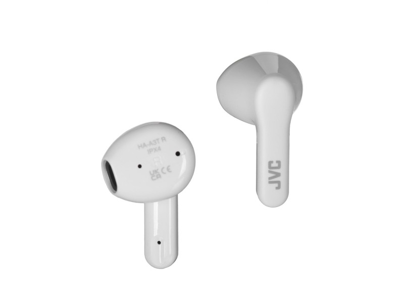 JVC EARBUDS HA-A3T HEADPHONES HAA-3TWU (WIRELESS, IN-EAR, WHITE) HAA-3TWU – JVC Аудио и bluetooth слушалки