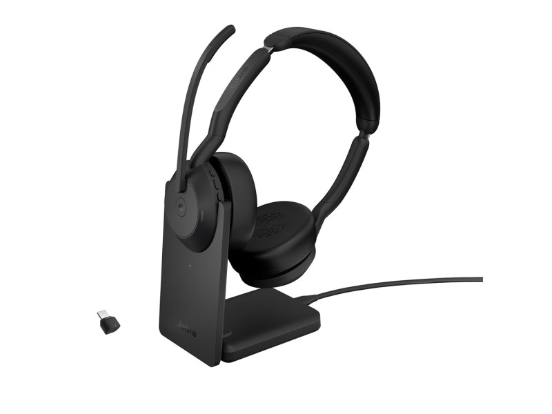 Jabra Evolve2 55 - Link380c MS Stereo (Include Stand) 25599-999-889 – Jabra Аудио и bluetooth слушалки