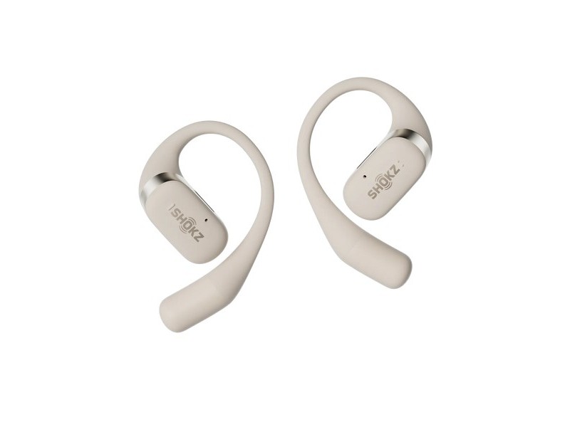 SHOKZ OpenFit Headphones Wireless Ear-hook Calls/Music/Sport/Everyday Bluetooth White T910-ST-BG – SHOKZ Аудио и bluetooth слушалки