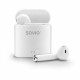 Savio TWS-01 Wireless Bluetooth Earphones, White Savio TWS-01 Wireless Bluetooth Earphones, White