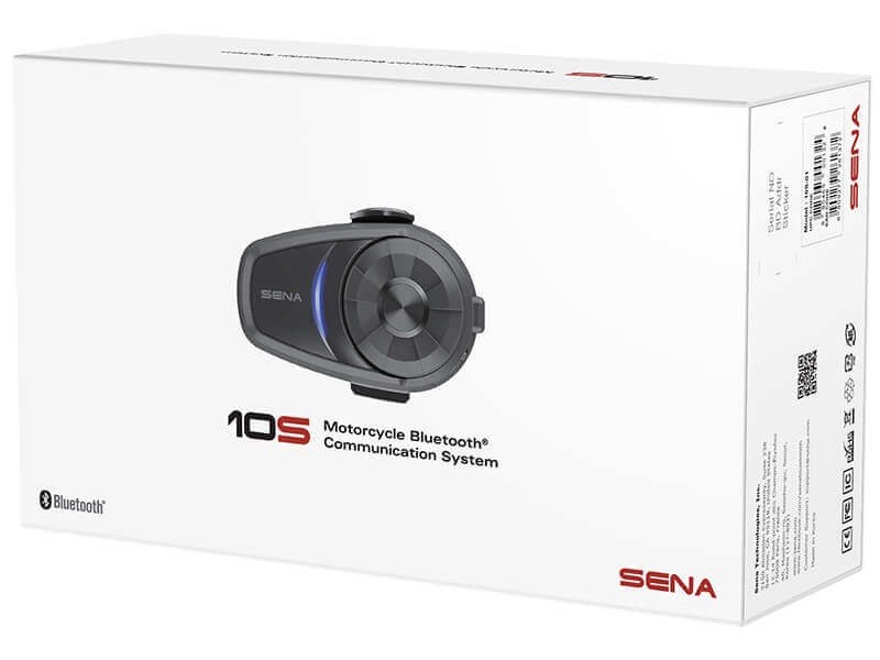 Sena 10S motorcycle intercom 4 channels 1600 m Black 10S-02 – SENA Аудио и bluetooth слушалки